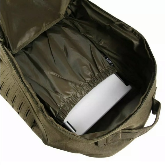 Highland Tactical Backpack MOLLE Olive Green NEW - Picture 7 of 8